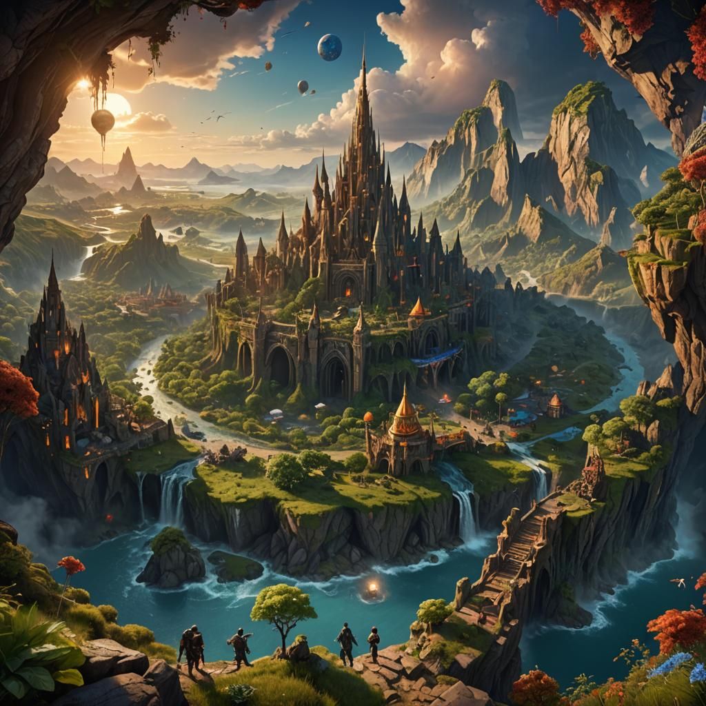 Earth Filled with Higher Consciousness: Detailed Matte Paint...