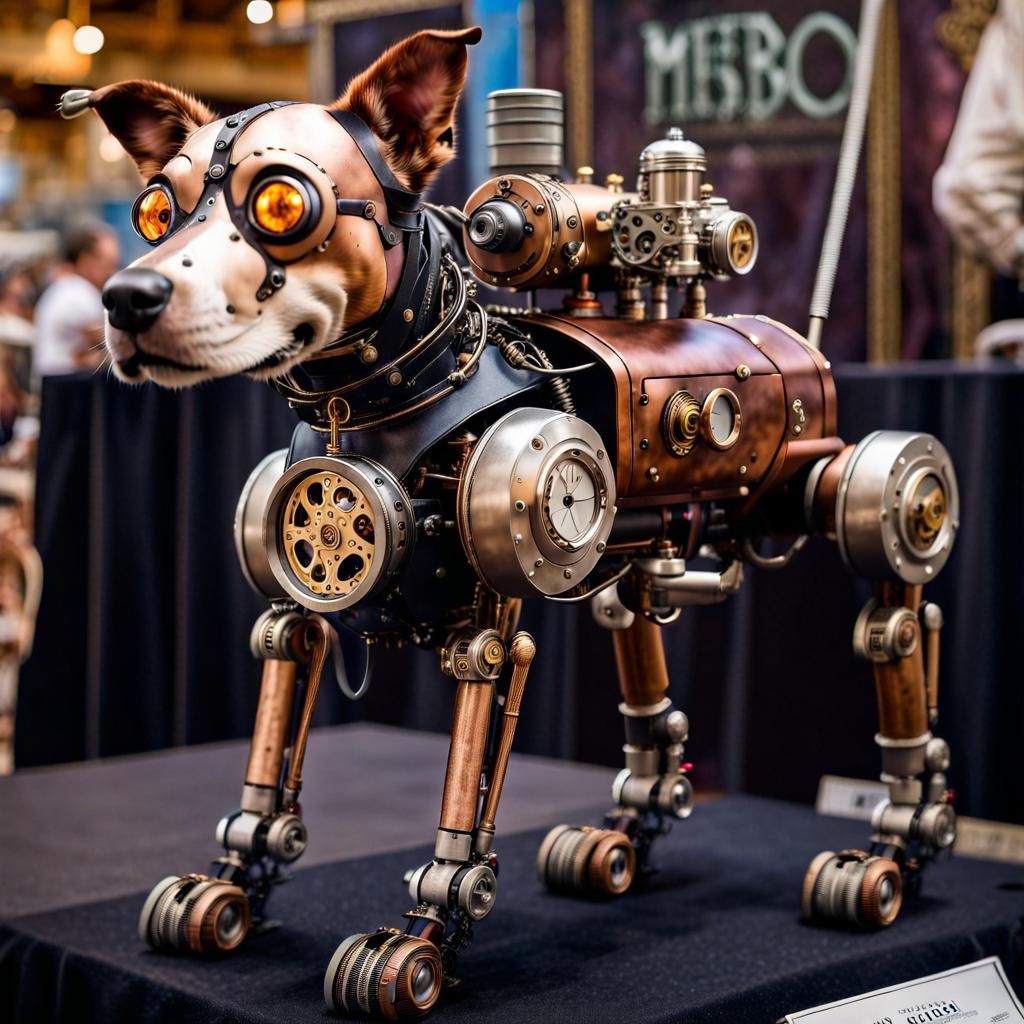 Prototype of Steampunk Cyborg Pet