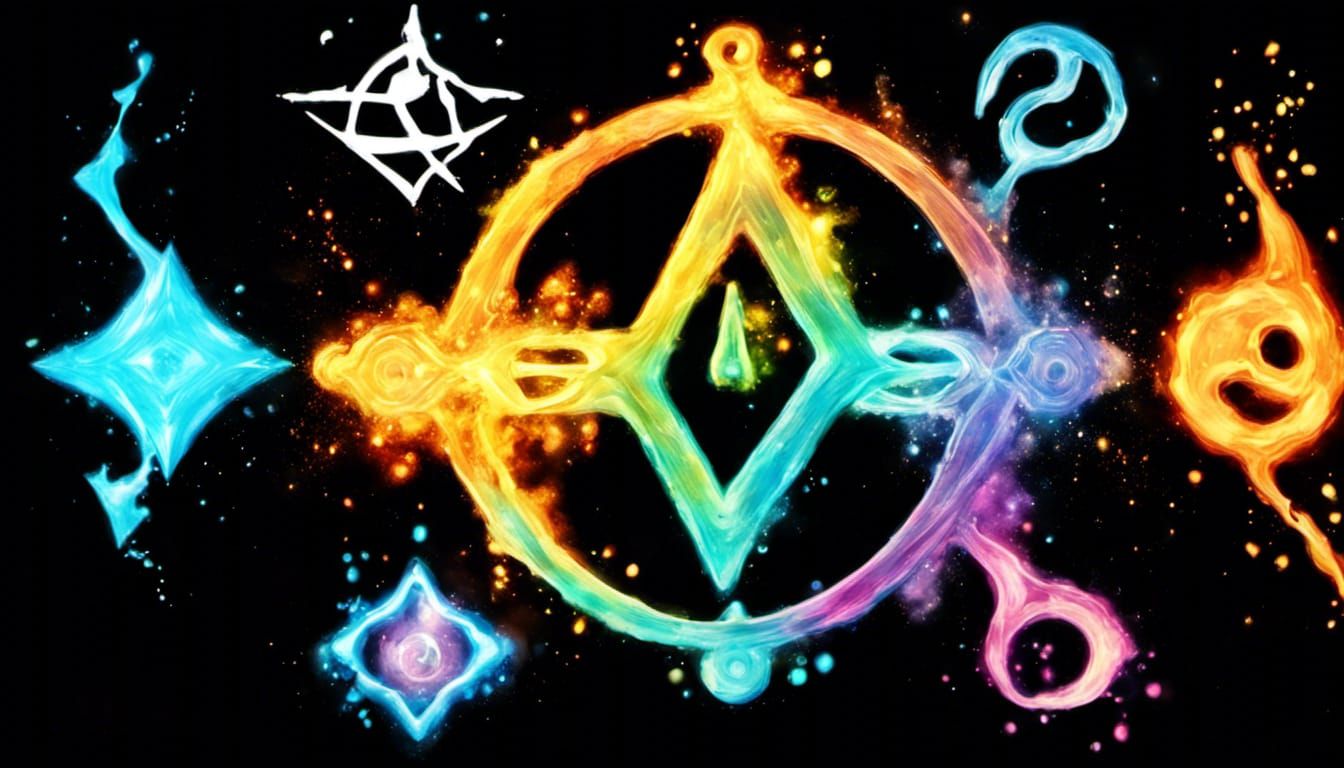 Cosmic Arcane Energy Explosion in Dark Fantasy Style