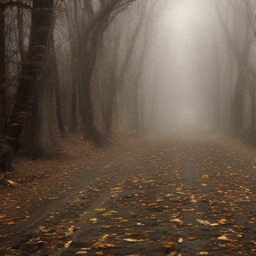 Abstract Spooky AI Image