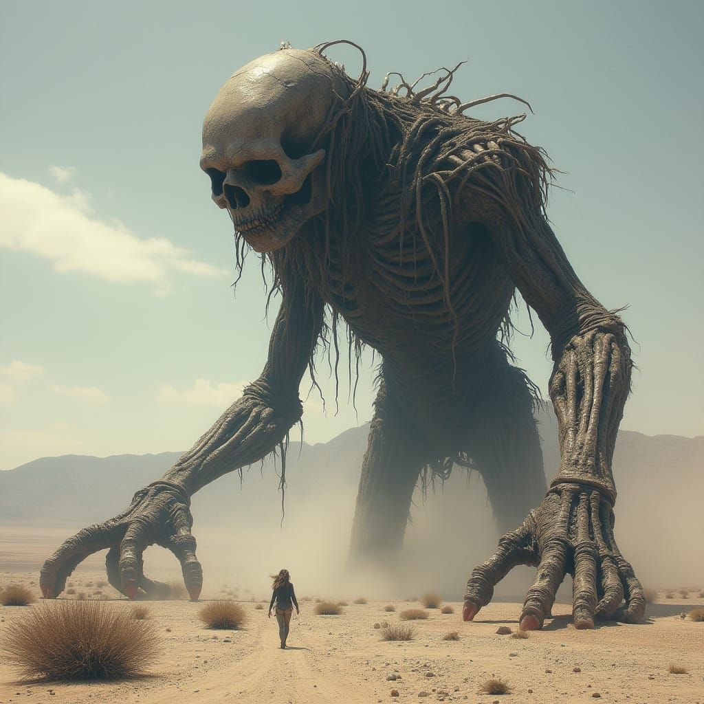 Colossal Death Valley Mummy in Cryptid Form