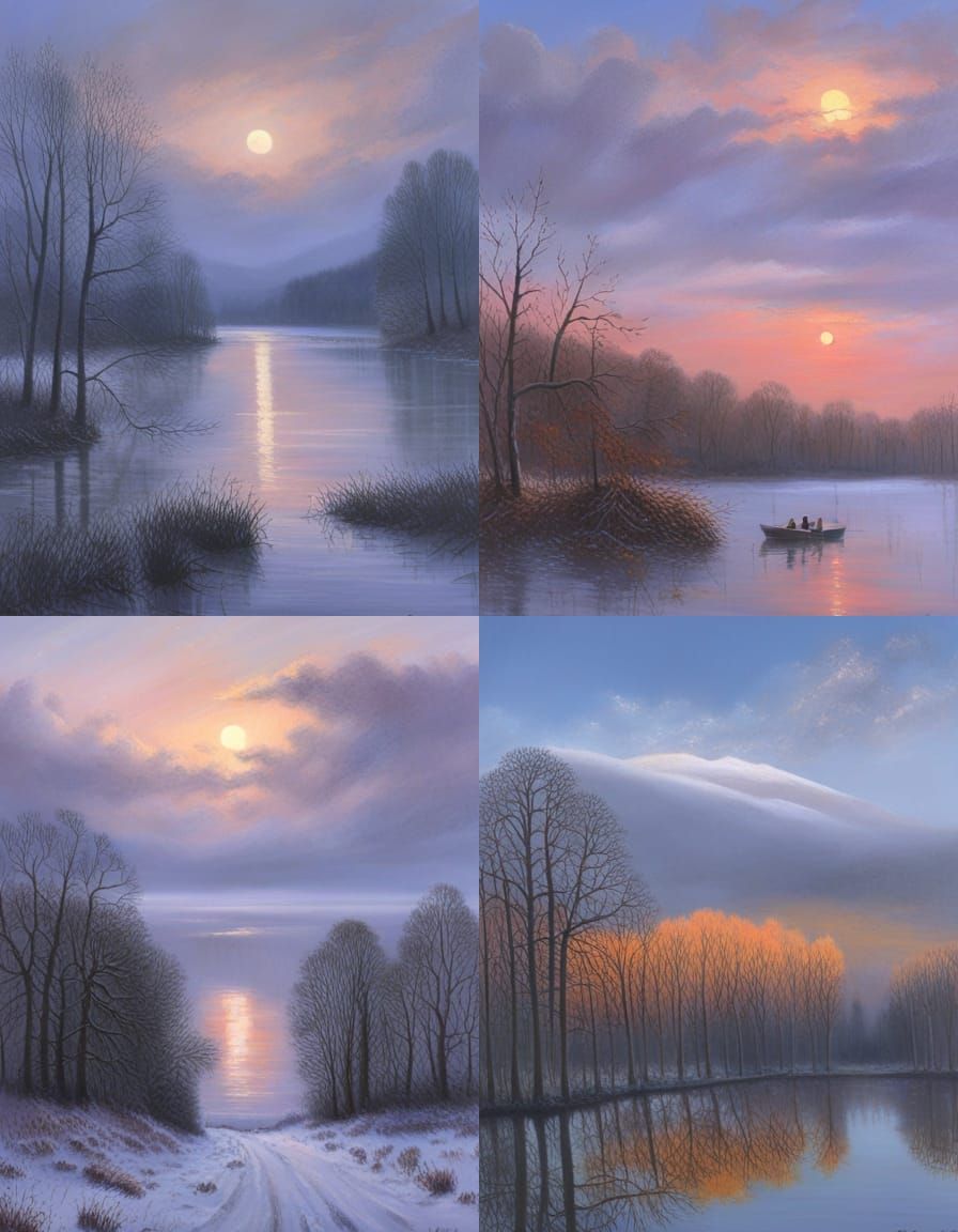 Detailed Portrait in Classical Style