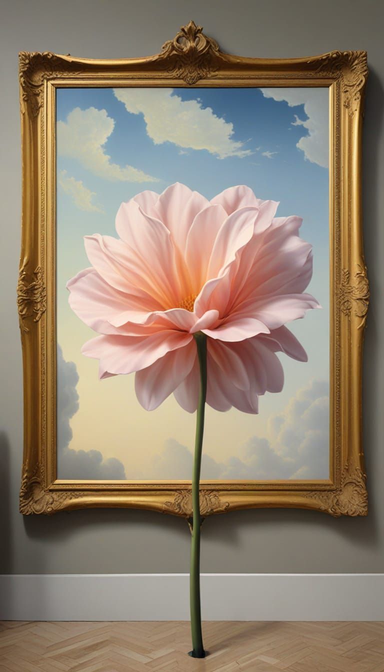 Ethereal Bloom in Golden Haze