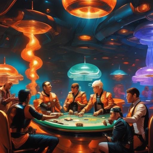 X-Wing Pilots Play Poker in Space Opera Style
