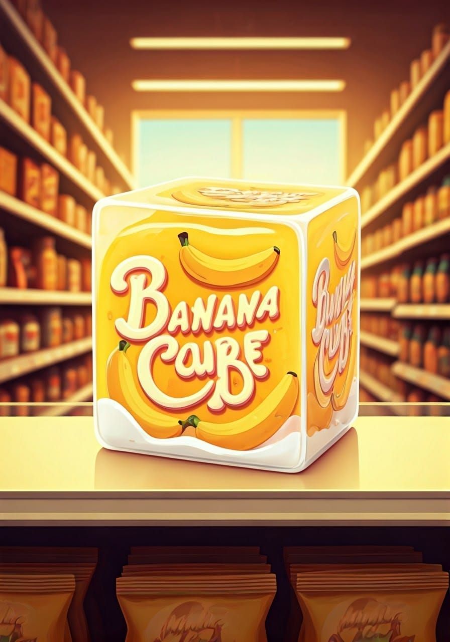 Banana cube