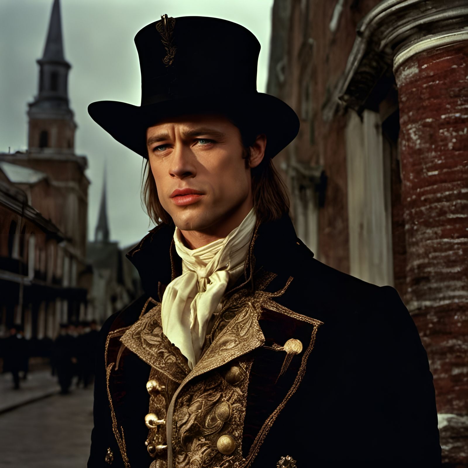 Brad Pitt as Vampire Louis: 1990s Horror Film