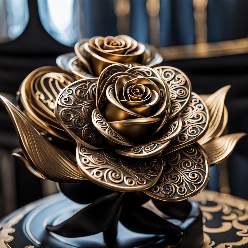 Metal Roses
