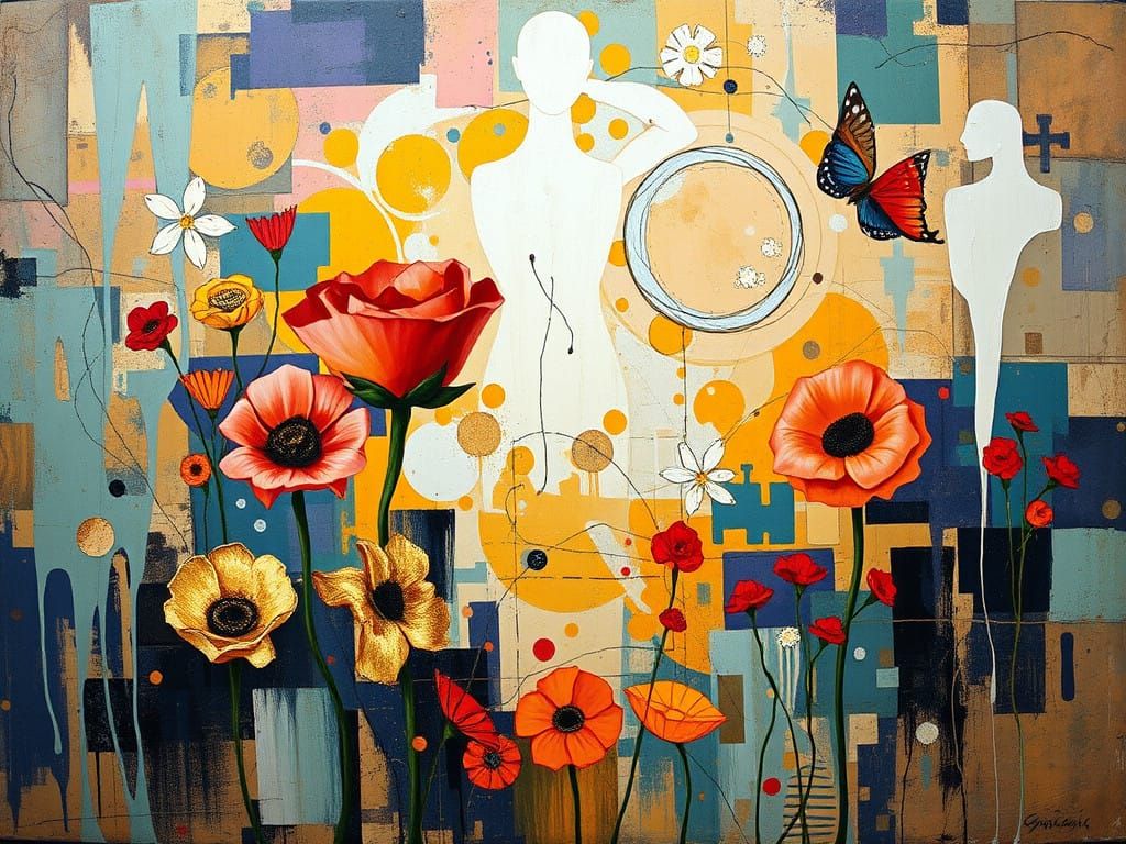 Ethereal Emotions in Abstract Expressionism