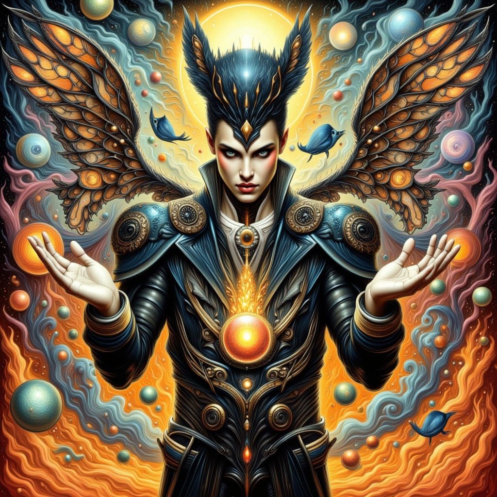 Tim Drake in Surreal Animalistic Style