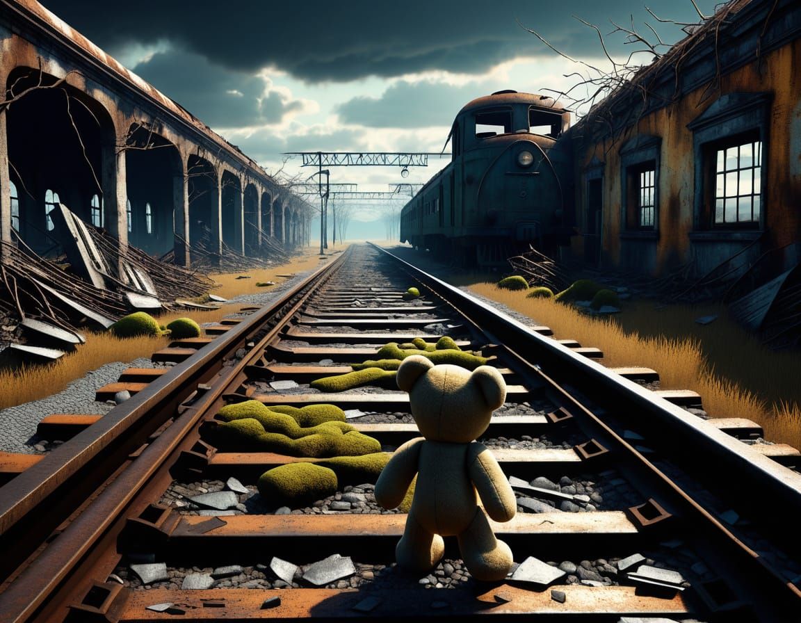 Lost in a Surreal Dream Landscape