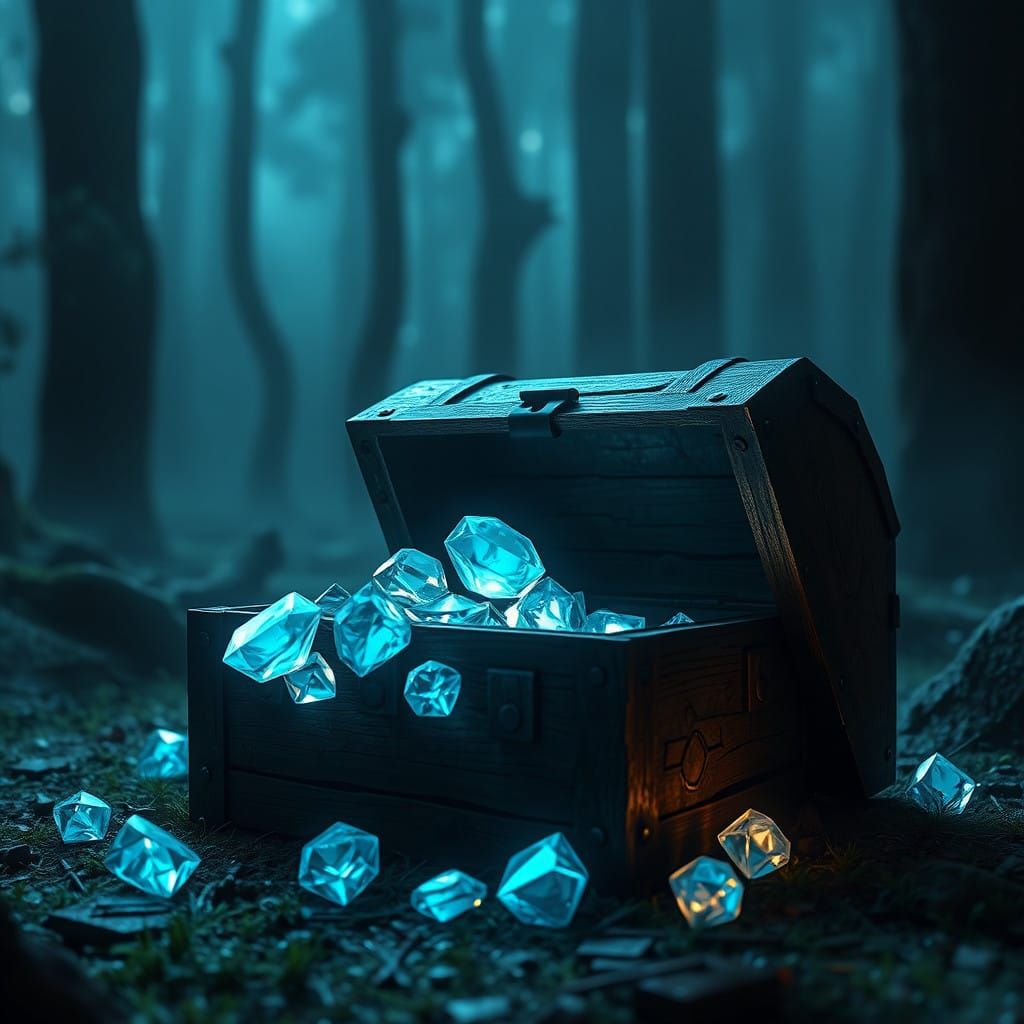 Mystical Forest Treasures in Hyper-Realistic 3D