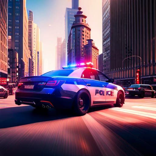 Police Cruiser Responding: 3D Game Cinematic