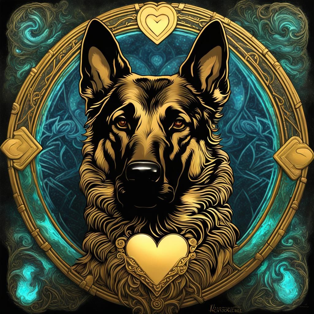 Golden Heart Rex in Honor of a Huge Heart