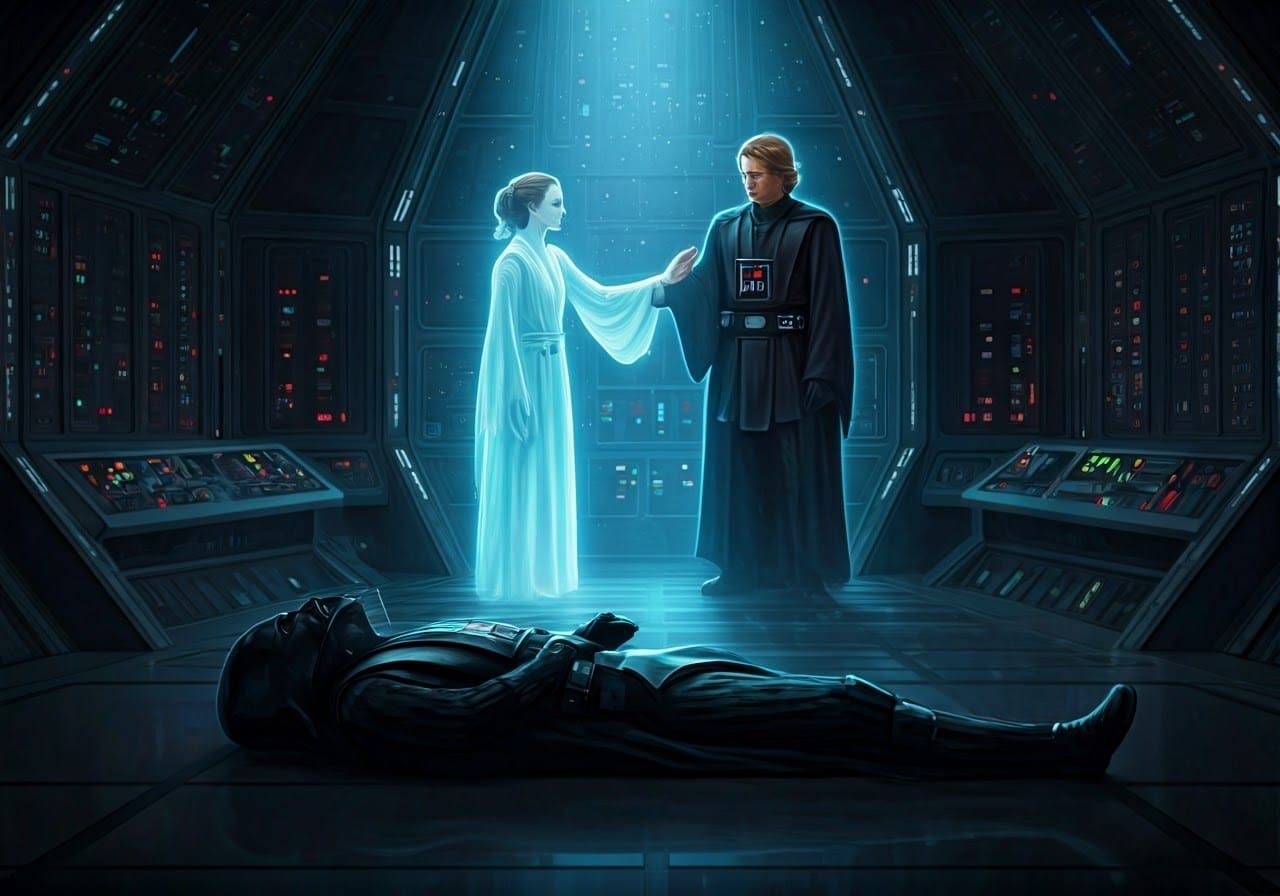 Darth Vader's Death: Anakin and Padmé's Reunion