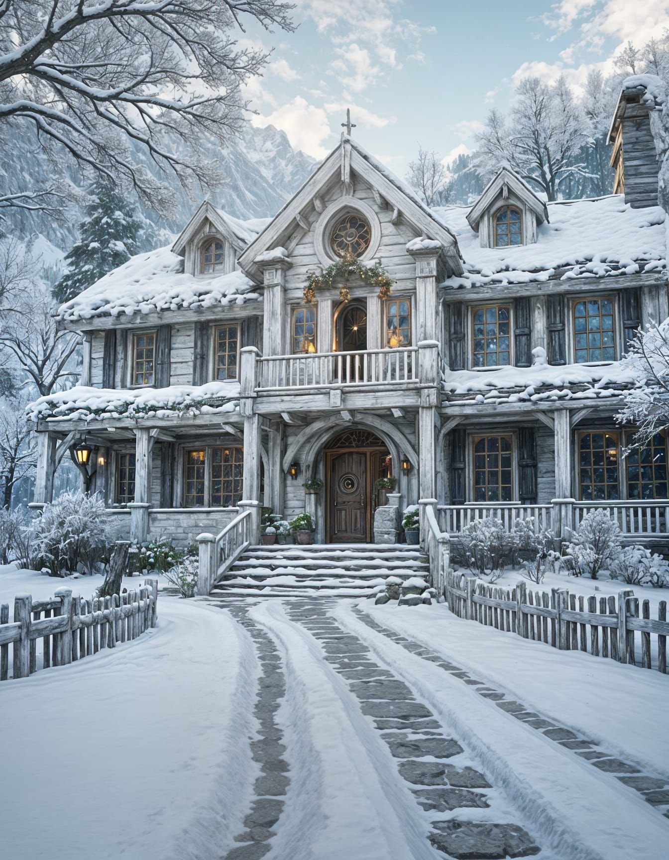 Idyllic Fantasy Landscape Inspired by RPG Games