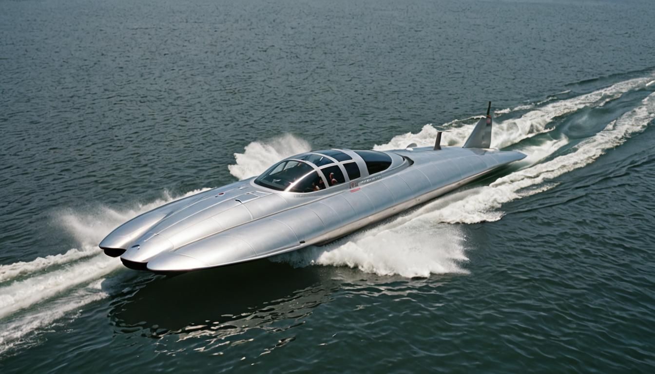 Hybrid Submarine Hydroplane on a Sunny Day