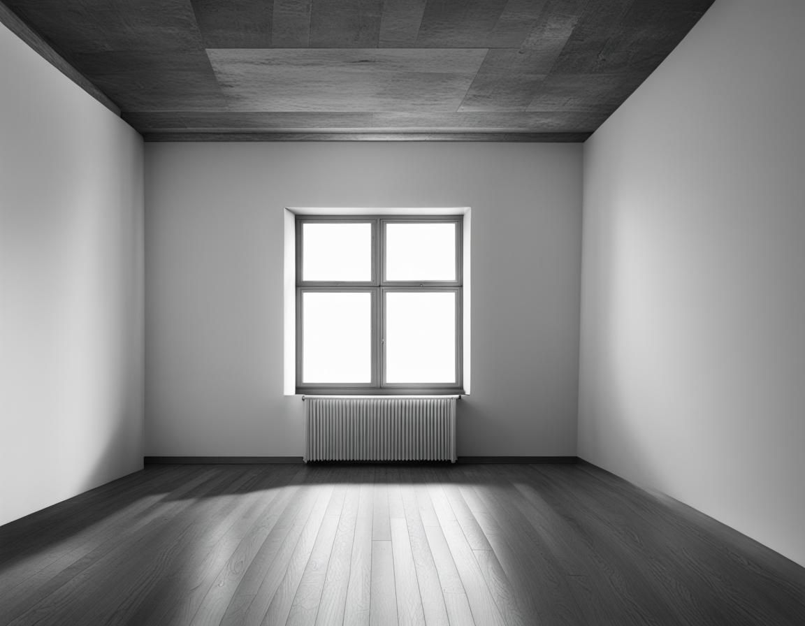 Abstract Empty Canvas: A Study in Nothingness