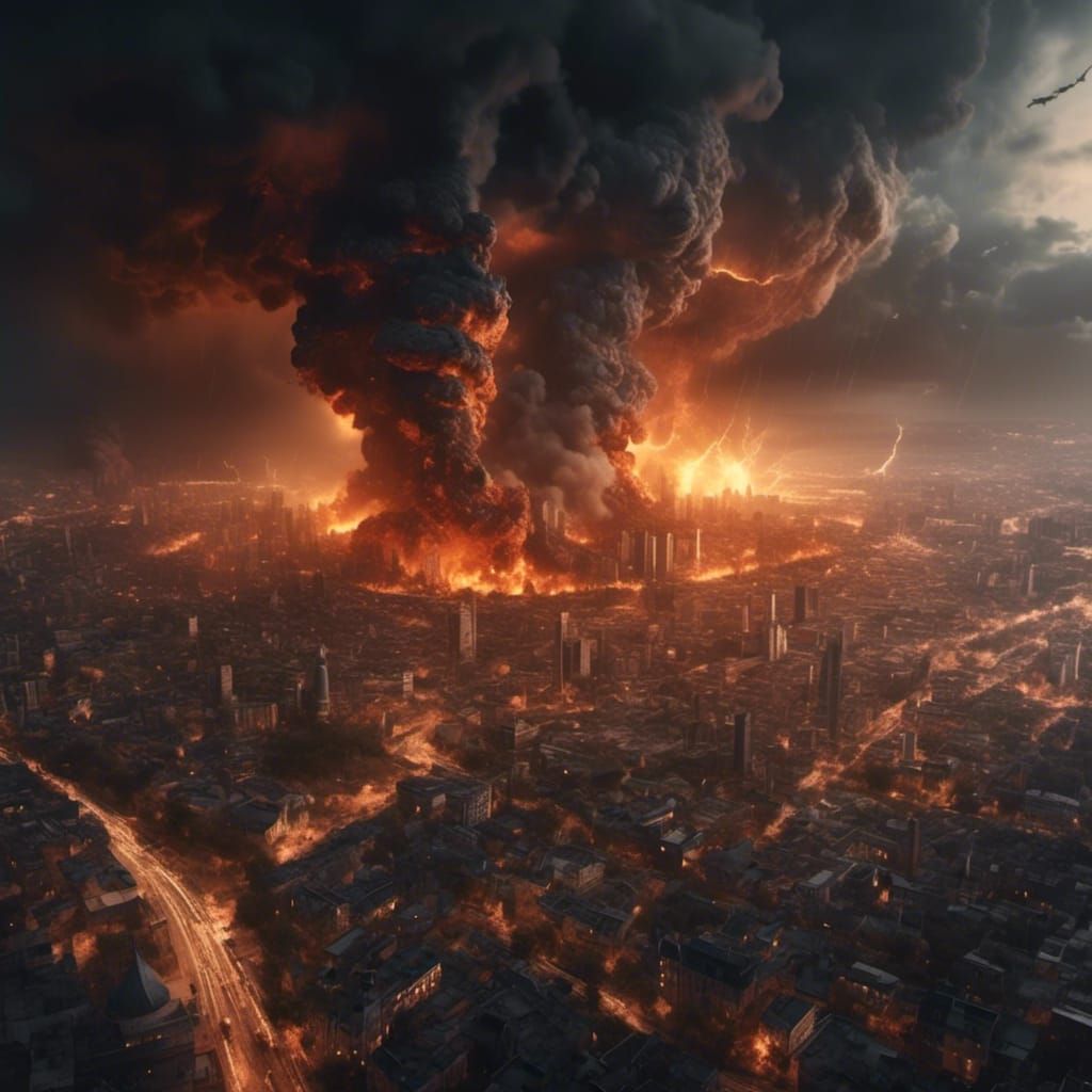 Inferno Tornado Annihilates Metropolis in Hyperreal Detail