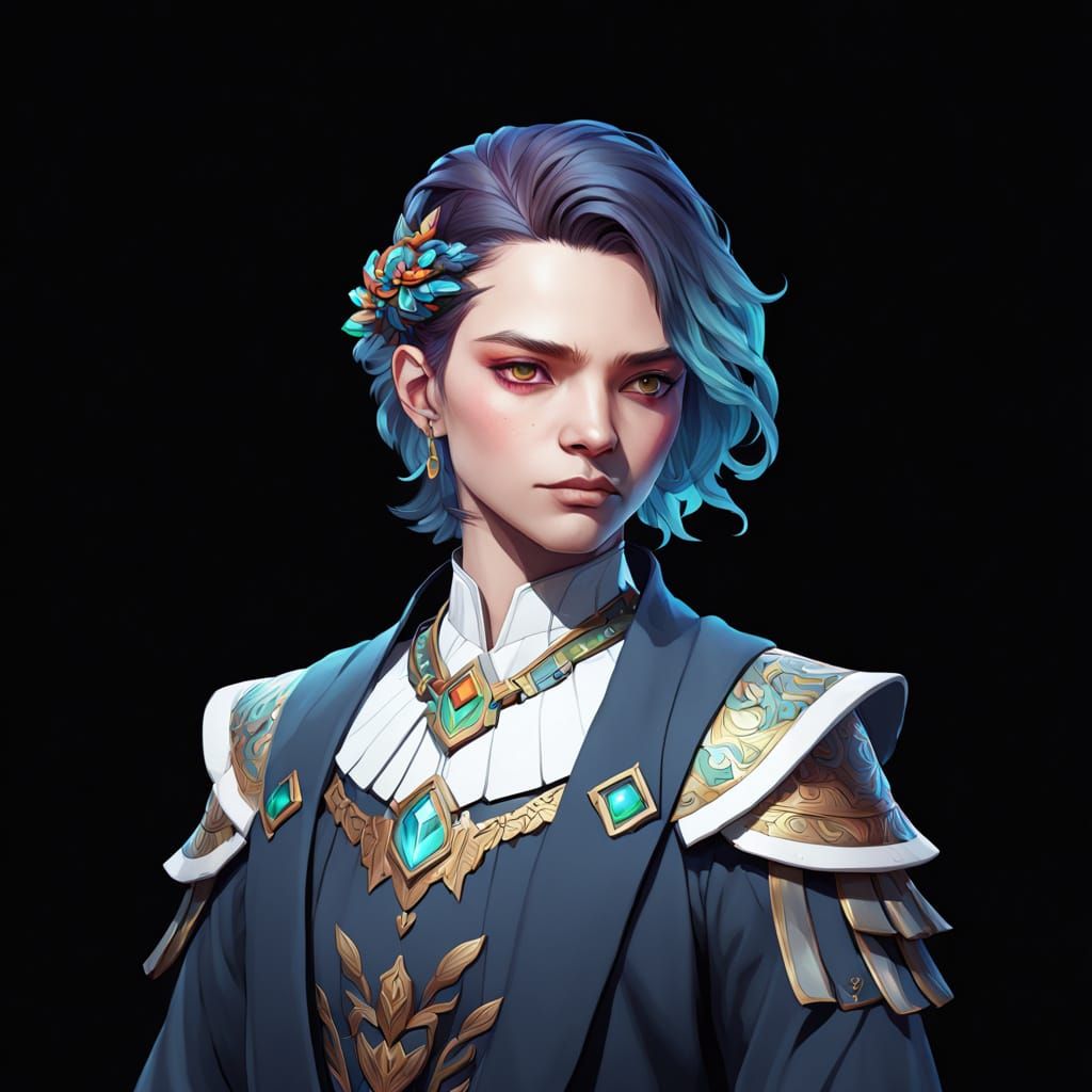 Shamir: Detailed Concept Art Portrait in Dynamic Lighting