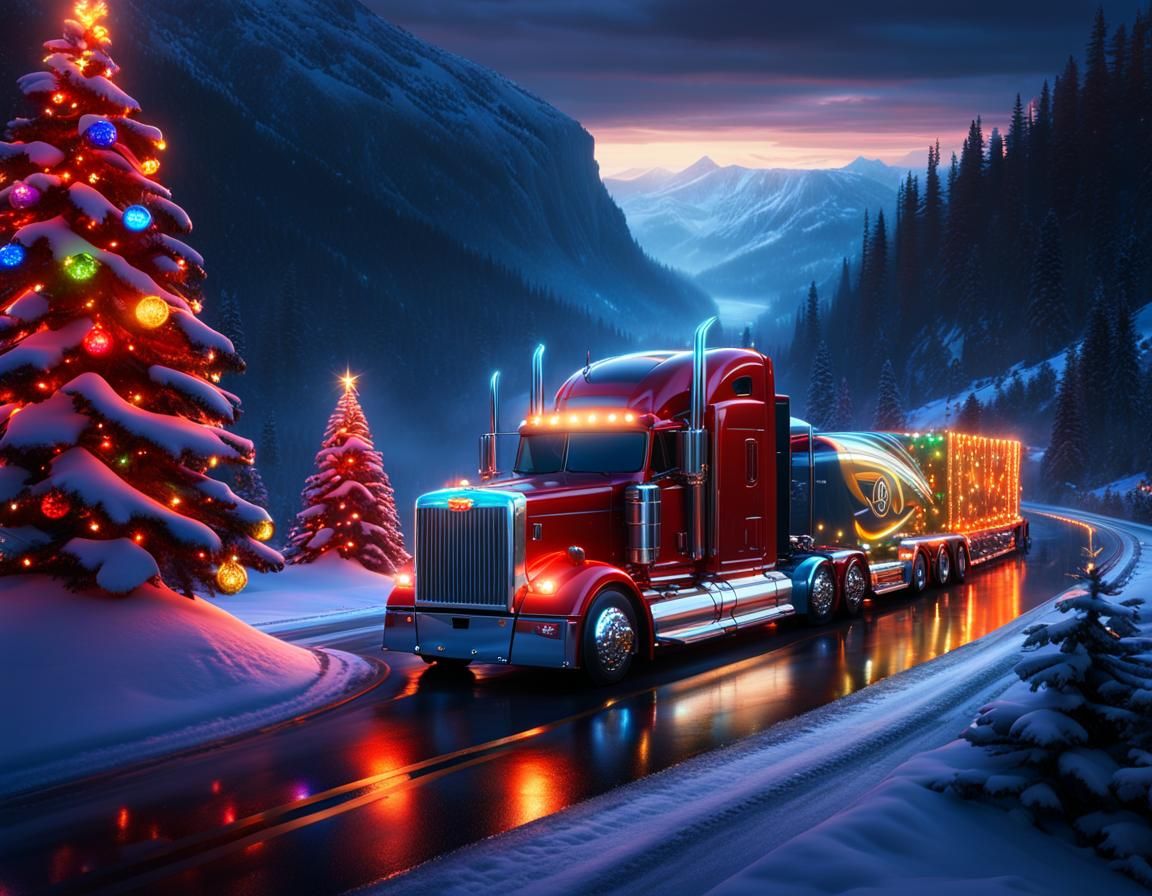 Christmas is on its way on the highway