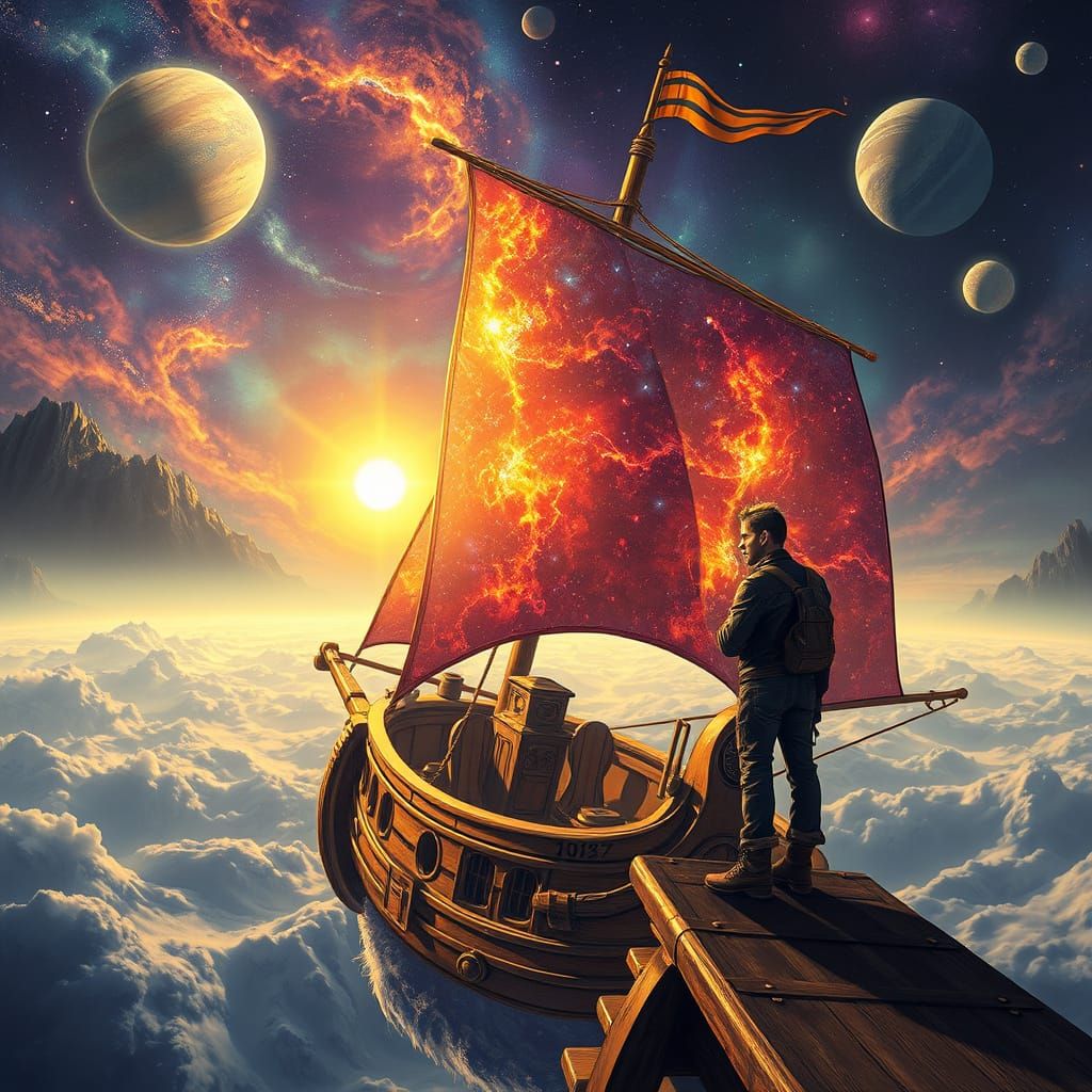 Nebula Sails: A Sci-Fi Voyage