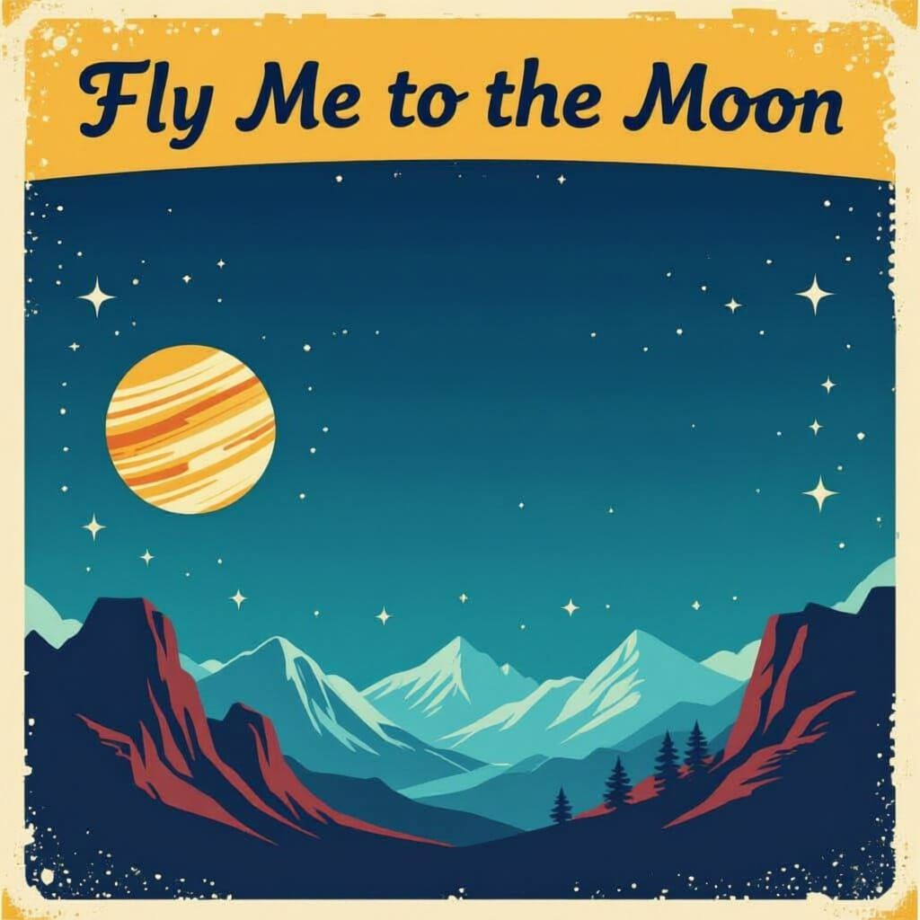 Astronauts Explore Jupiter and Mars Amidst the Stars