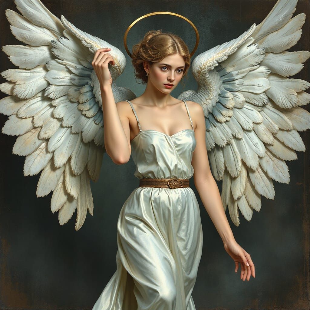Silver Angel Woman