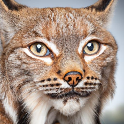 Striking Lynx Portrait in Professional Photography Style