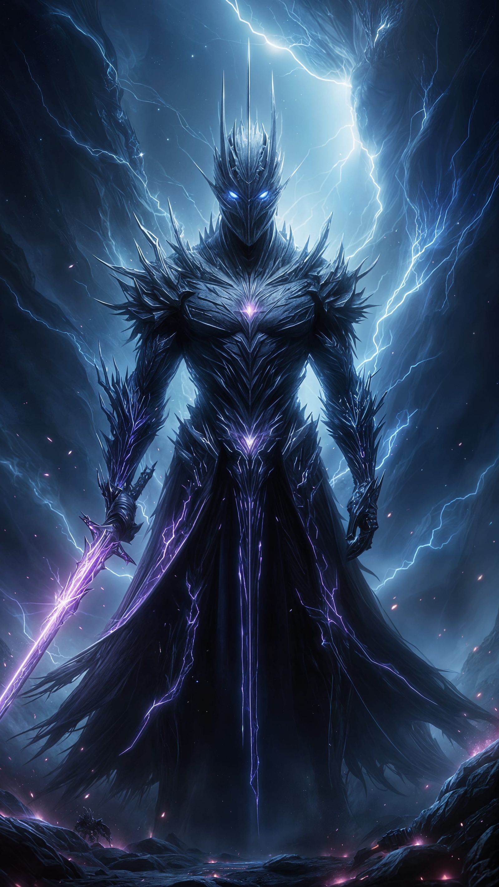 Void Knight Wields Chaotic Longsword in Battle-Stance