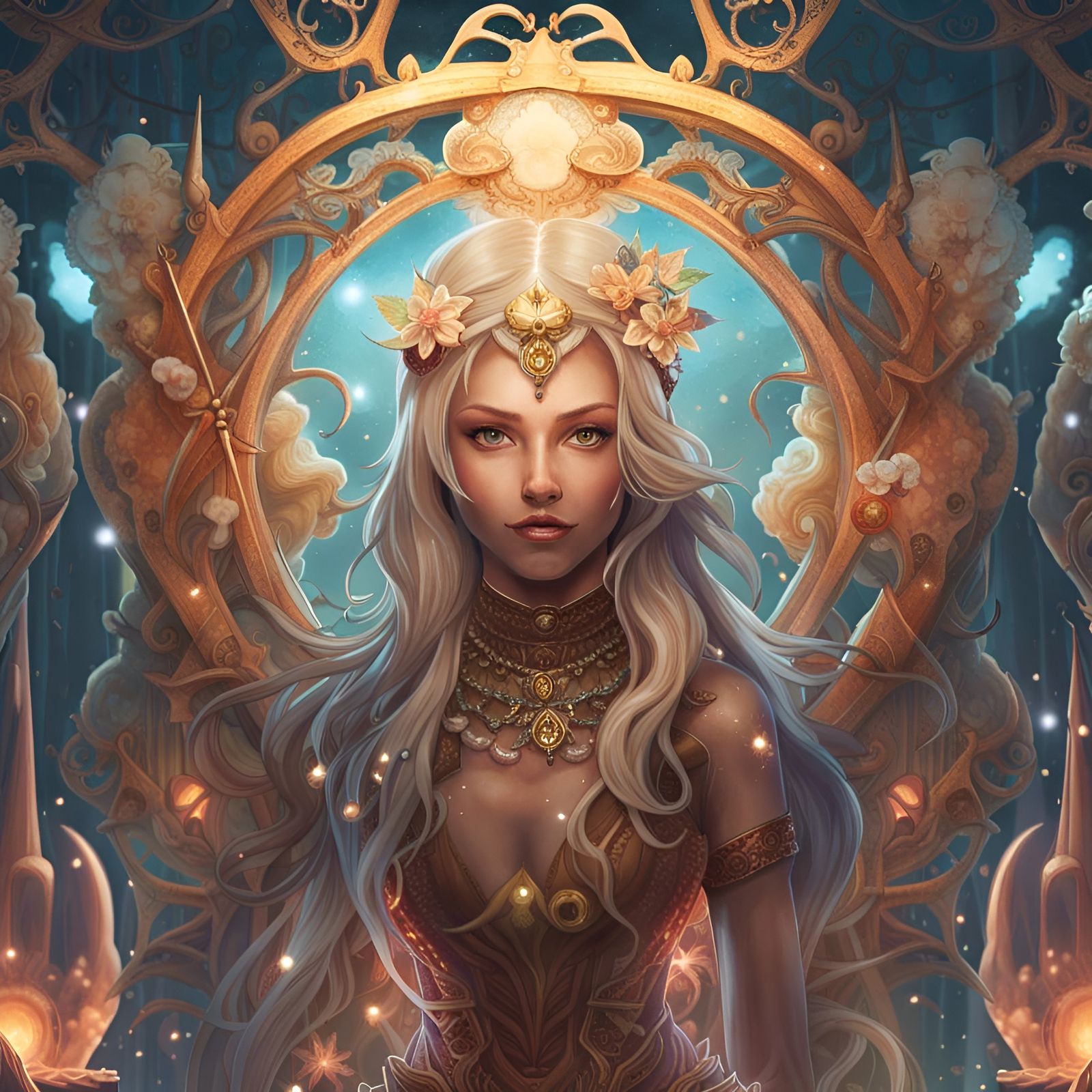 Underwater Mermaid Portrait with Cinematic Lighting