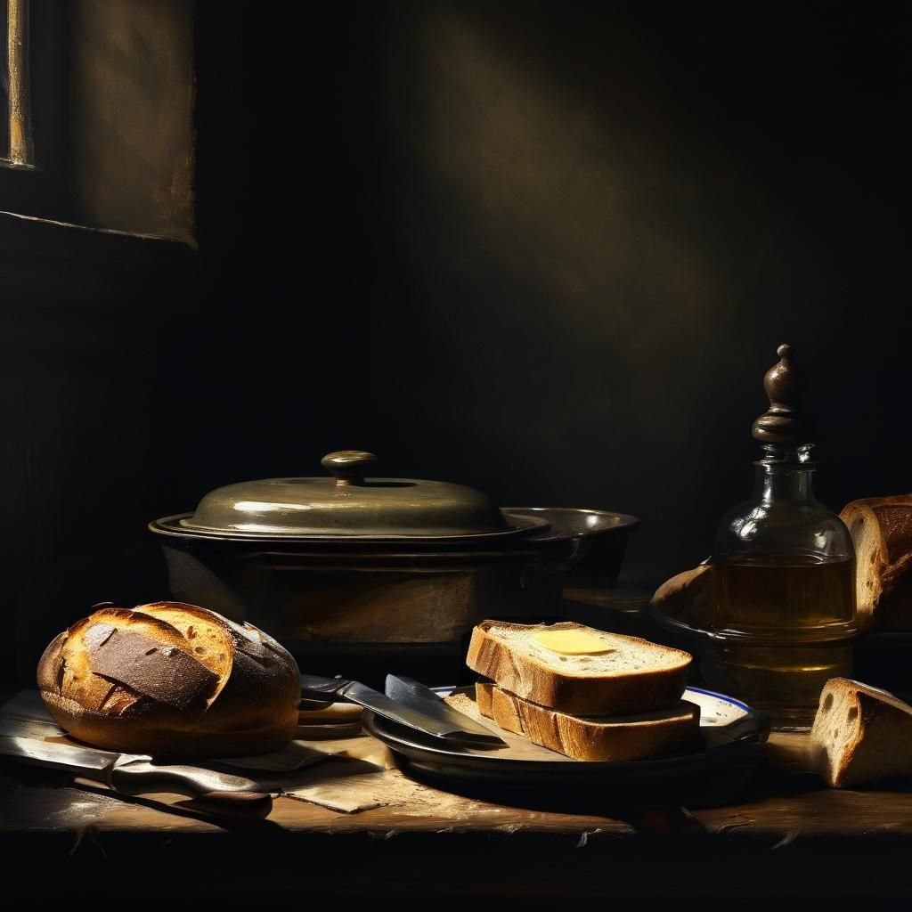 Worried Sourdough in Moody Kitchen