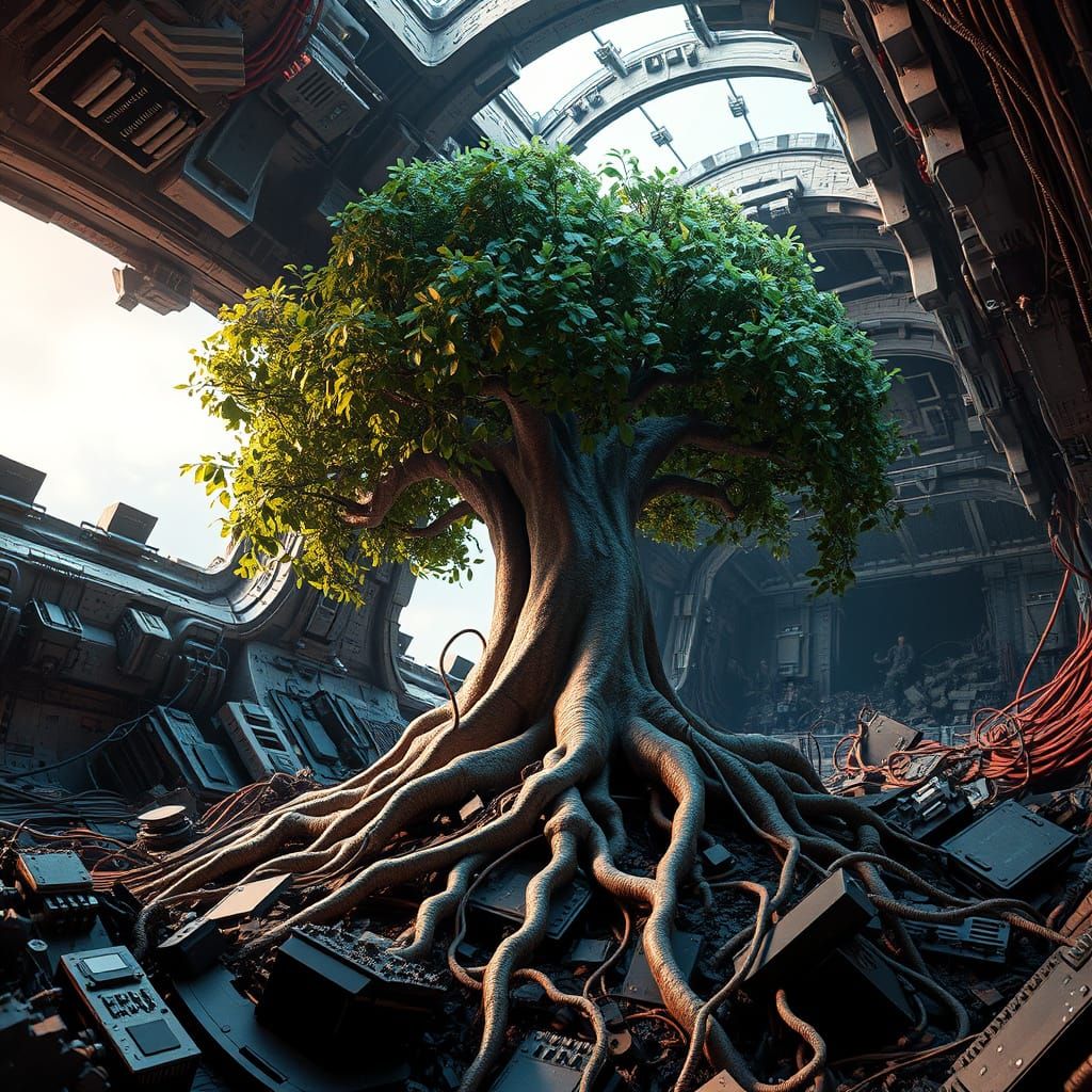 Bodhi Tree Reclaims Spaceship in Cyberpunk Unity