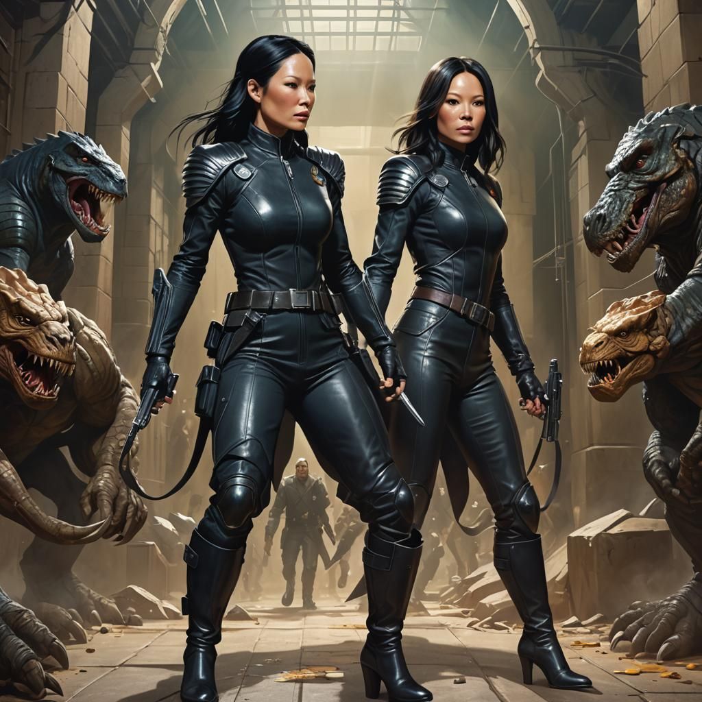 Prison Guard Battles Rancor: Hyperdetailed Digital Portrait