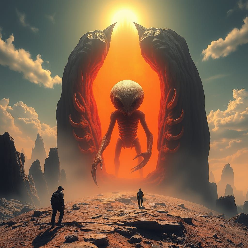 Post-Apocalyptic Hermit Crab with Skull Shell