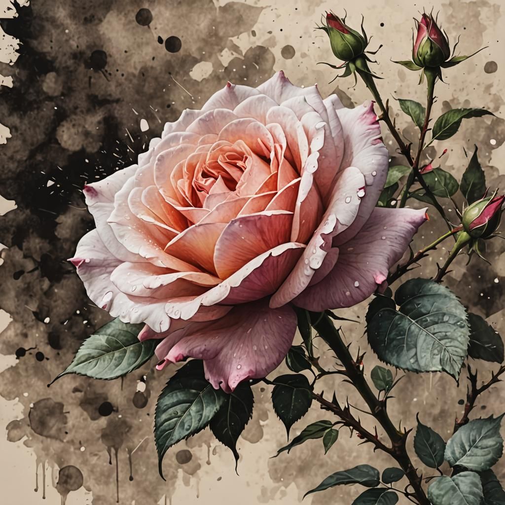 Roses in Mayhem: AI Interpretation