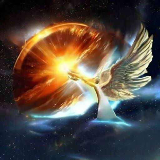 Angel Pours Syrup on the Sun