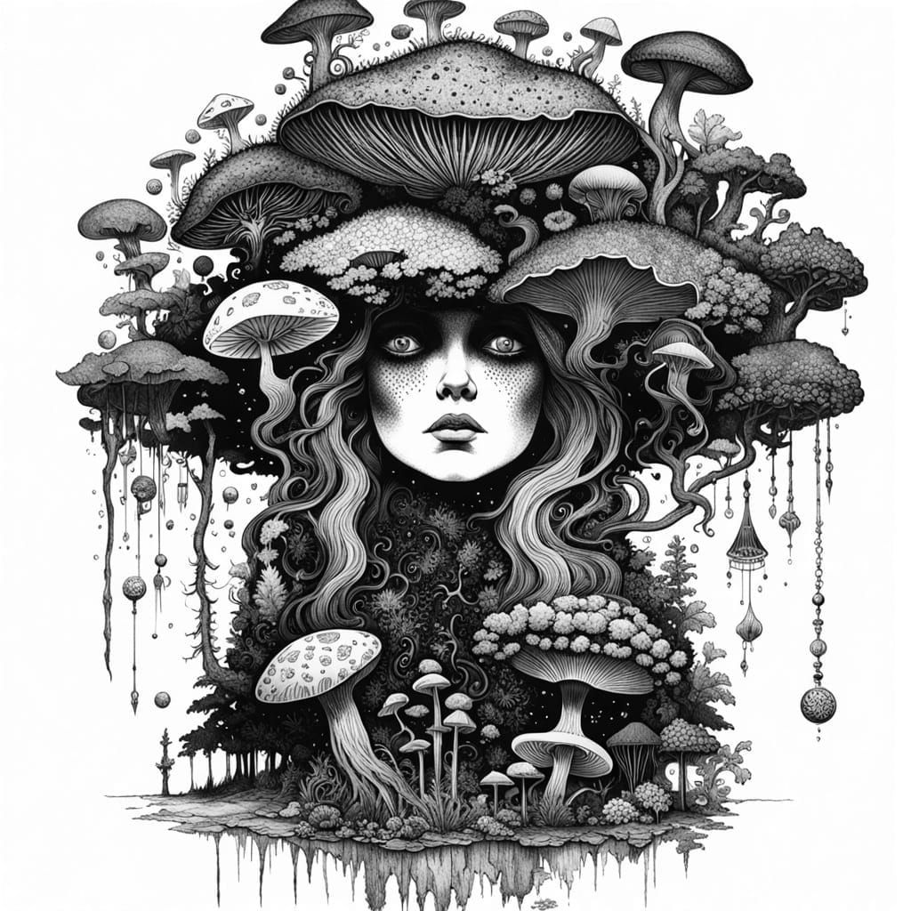 Fungi Girl 17950