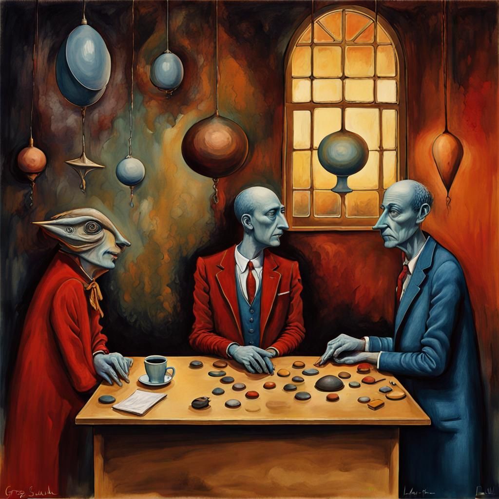 Surreal Dreamscape in Deep Color, Magical Realism Style