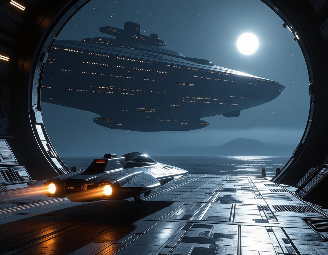 Translation:  Scout Ship 2579 departing ...