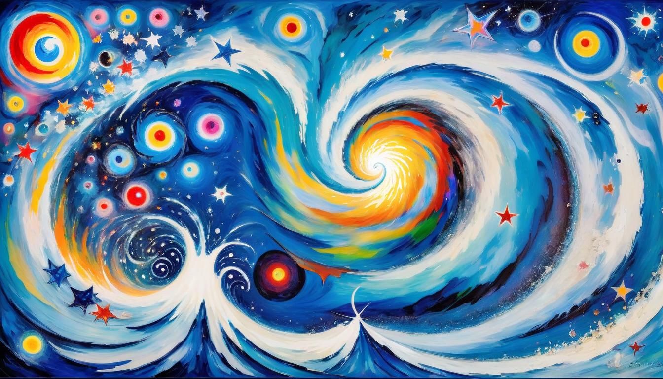 Abstract Protostars in Shimmering Blue Plasma