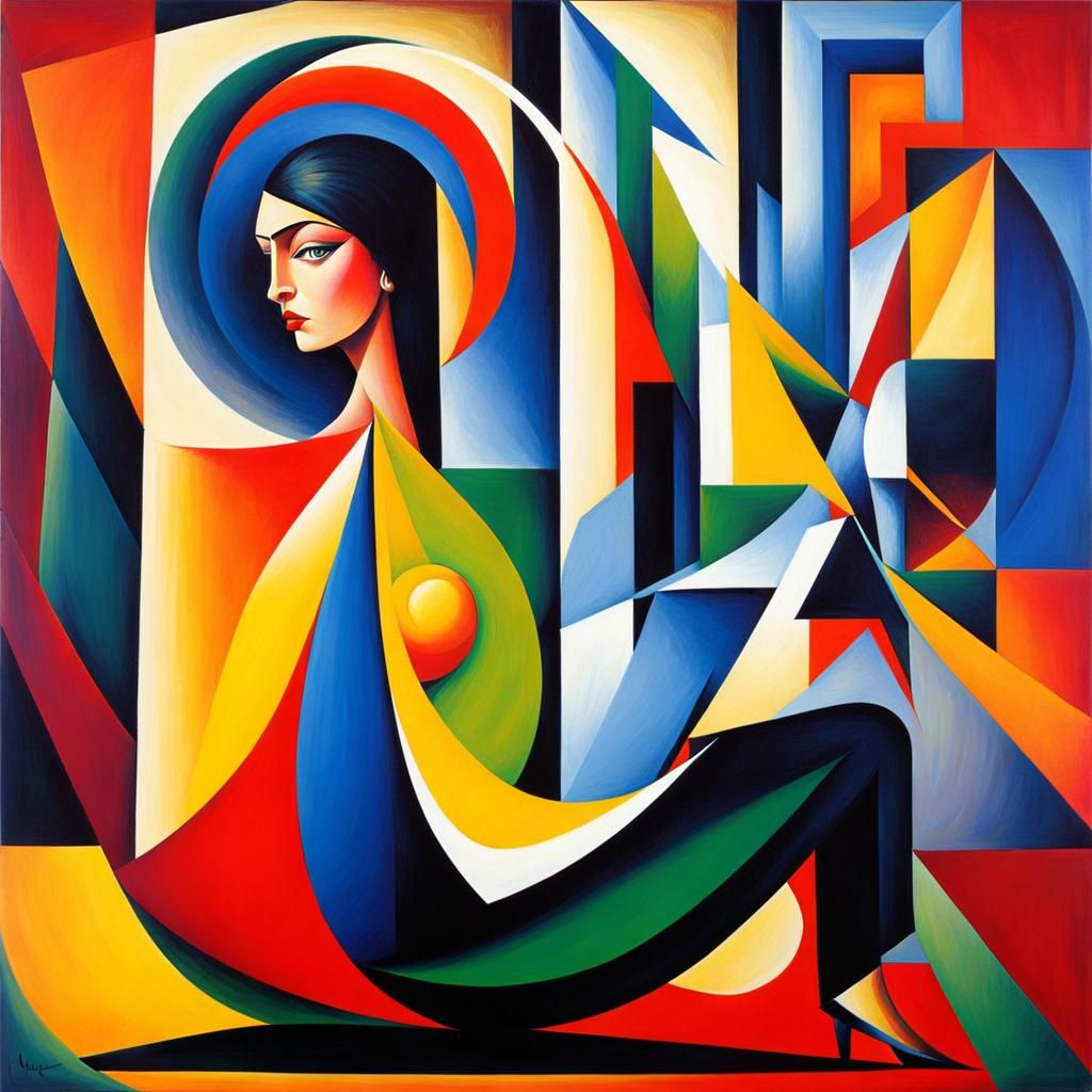 Abstract Cubist Art: Fear and Willingness