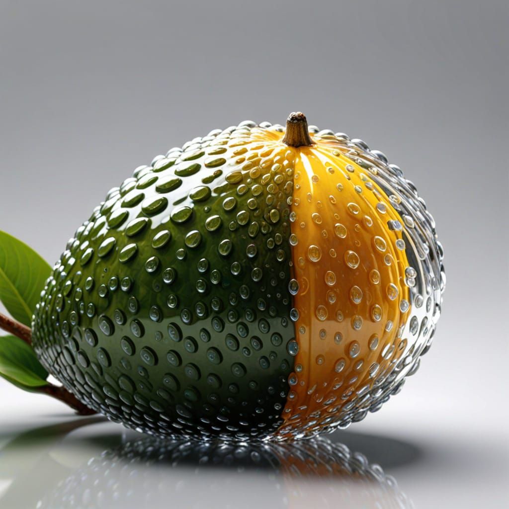 Glass Snake Fruit: Hyperrealistic Macro Photography
