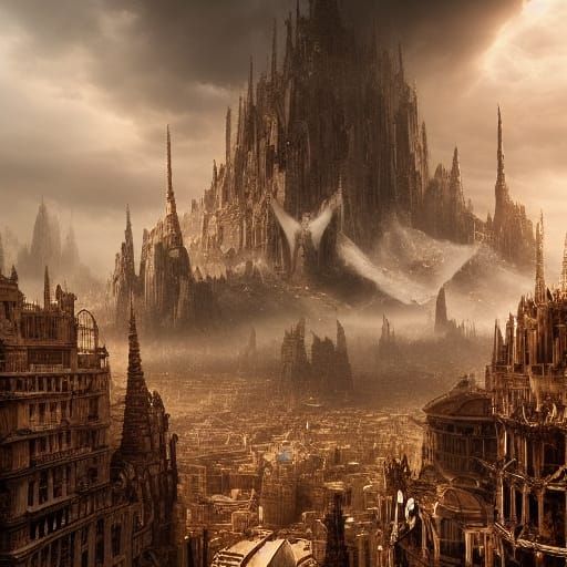 Dramatic Digital Painting of Chaos