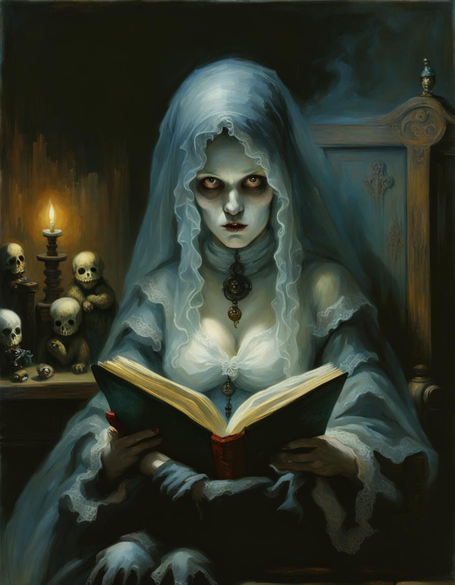 Ghostly Nanny Reads to Forgotten Toys