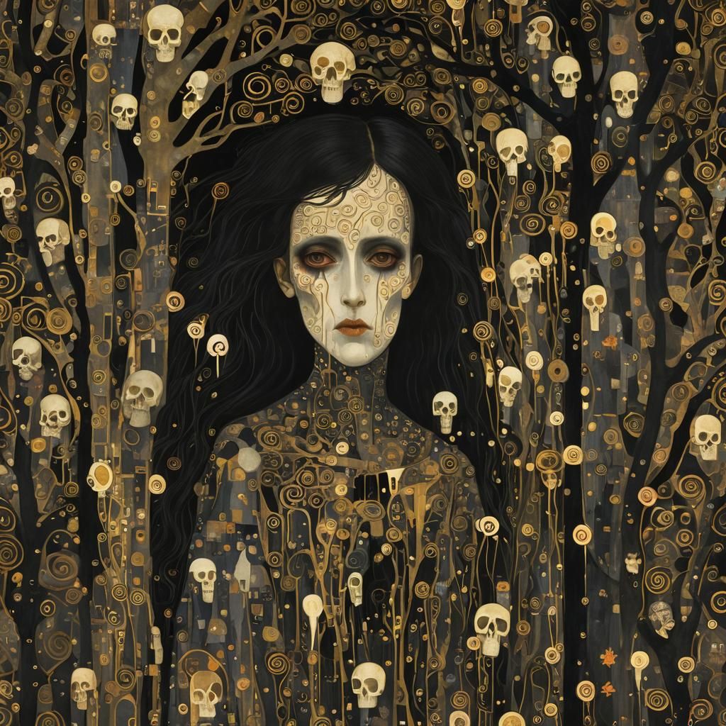 Grimdark Art Nouveau Style Image