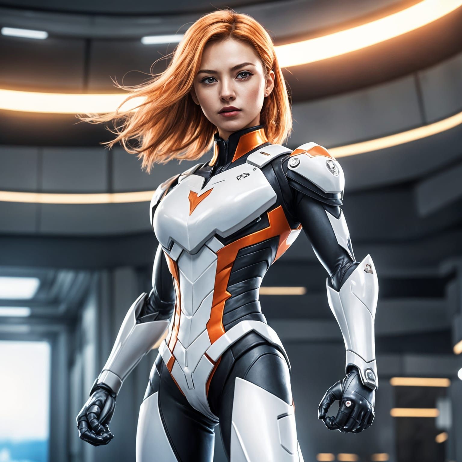 Anime Heroine Faces Alien Robots with Superpowers