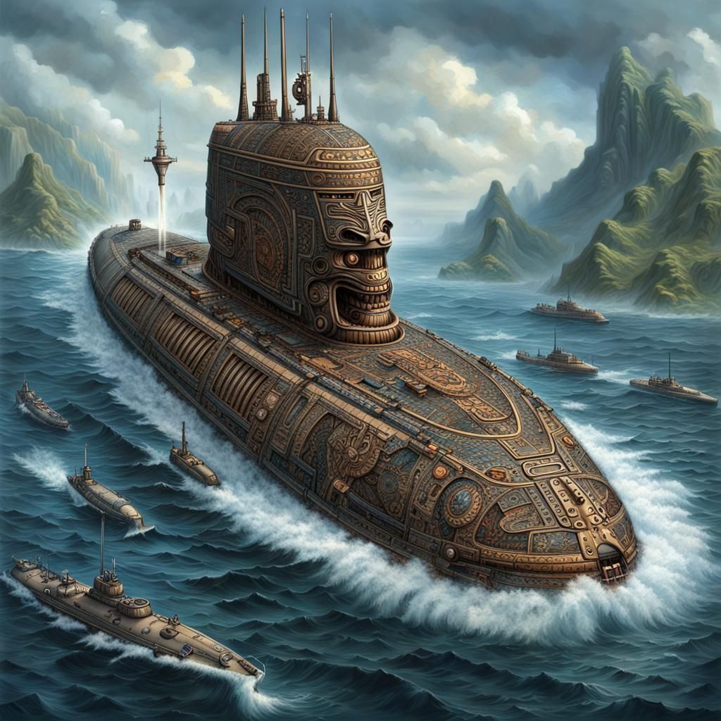 Aztec Attack Submarine in the Information Age