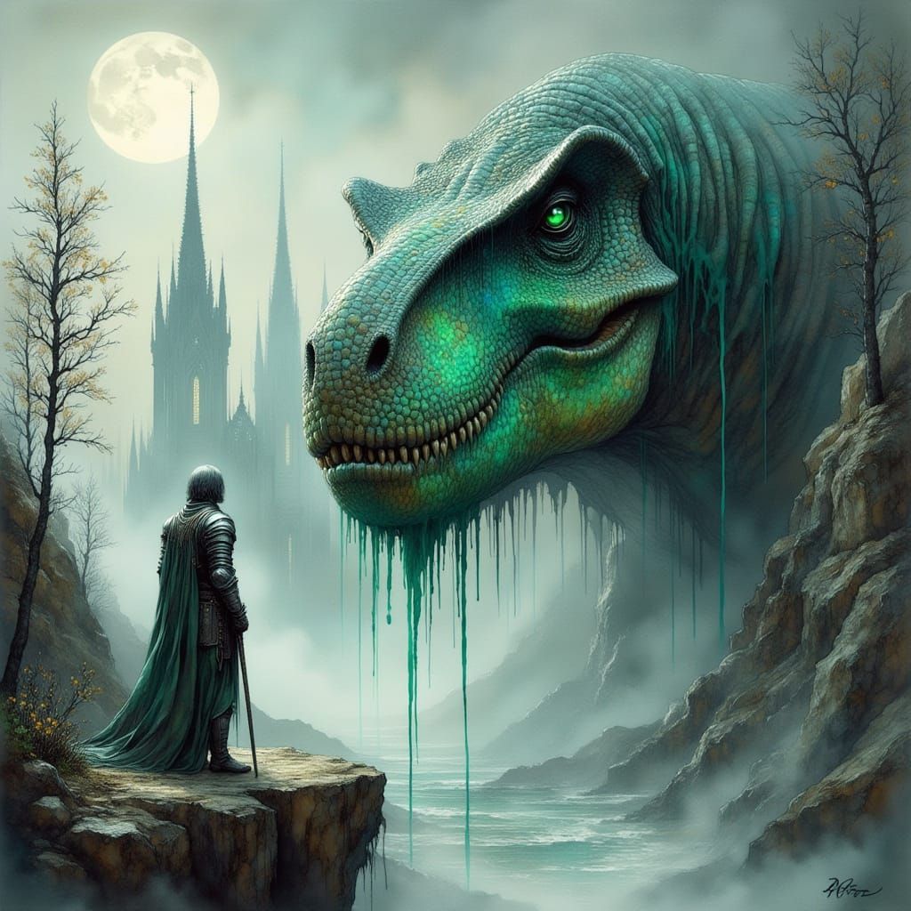 Sir Rodney came for dinosaur slime, and Sir Rodney was about to get more than he bargained for!