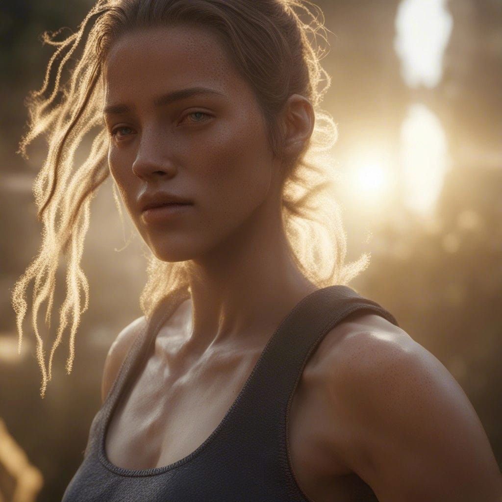 AI Generated Workout Illustration