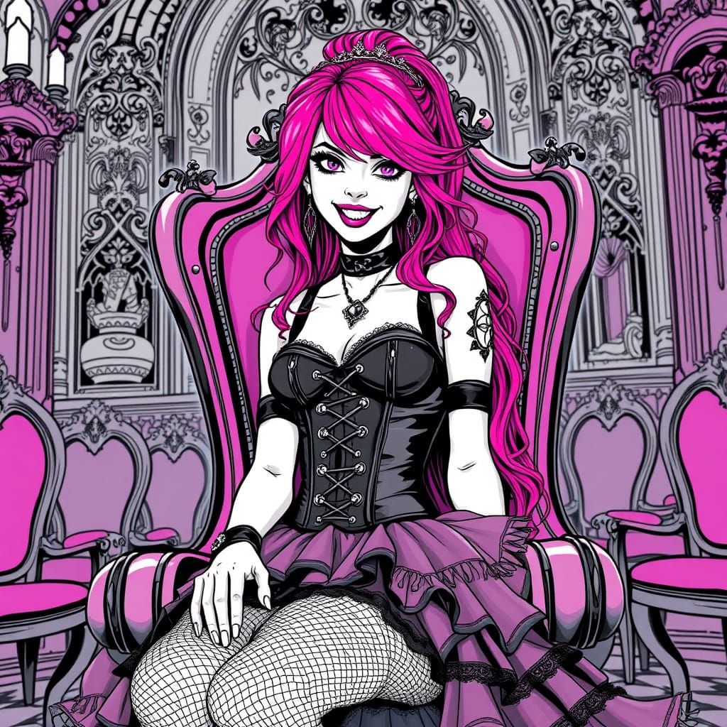 Gothic Princess in Punk Rock Splendor